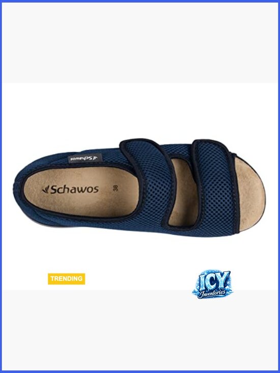 Orthopedic Sandals for Swollen Feet, Stretch Textile, Hook & Loop Closure main image 7
